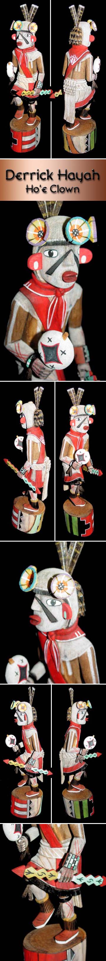 Hopi Kachina By Derrick Hayah Ho E Clown